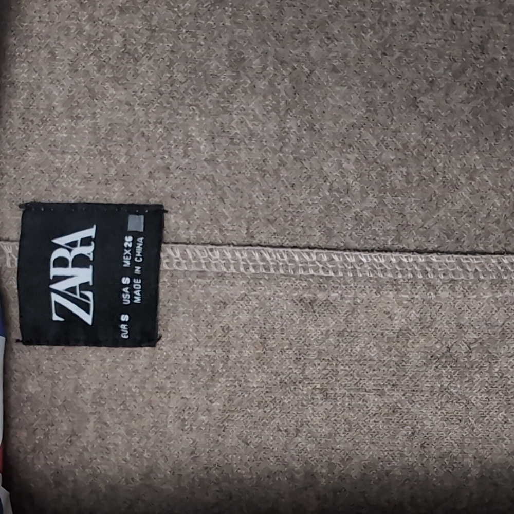 Zara Womens Tan Coat Size Small - Picture 4 of 6